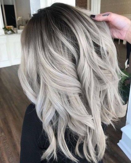 Hair balayage grey ash blonde silver ombre 32 ideas for 2019 - Hair balayage grey ash blonde silver ombre 32 ideas for 2019 -   17 beauty Images hair ideas