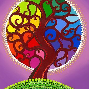 'Spiralling Tree of Life' Framed Print by Elspeth McLean - 'Spiralling Tree of Life' Framed Print by Elspeth McLean -   17 beauty Life art ideas