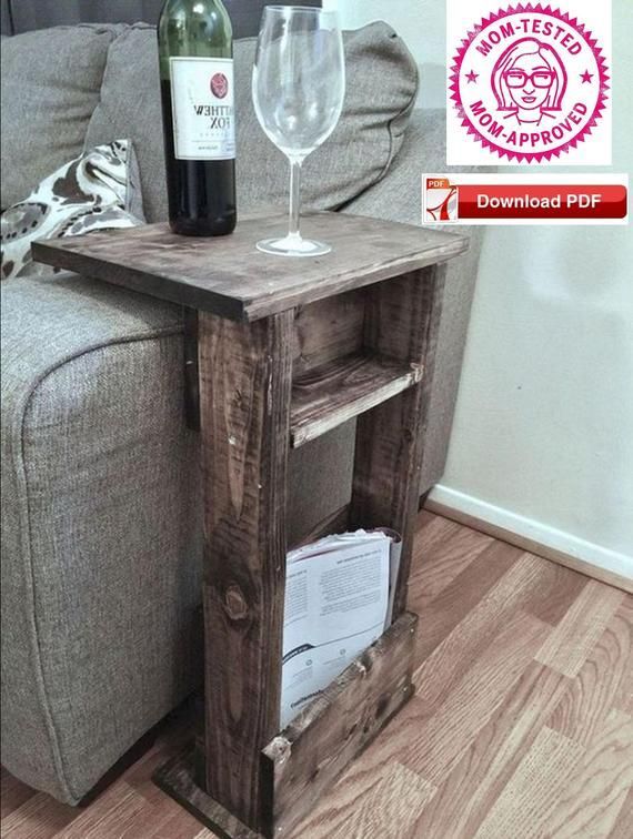 Sofa Stand plan/end table plan/counch stand plan/book stand plan/wine table plan/craft table plan/magazine stand plan/remote stand plan/pdf - Sofa Stand plan/end table plan/counch stand plan/book stand plan/wine table plan/craft table plan/magazine stand plan/remote stand plan/pdf -   17 diy Apartment projects ideas