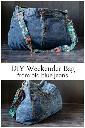 DIY Bag from Jeans - A Fun Way to Recycle and Repurpose Old Stuff - DIY Bag from Jeans - A Fun Way to Recycle and Repurpose Old Stuff -   17 diy Bag crafts ideas