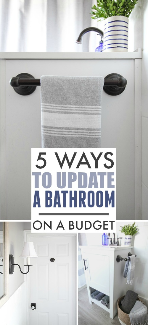 5 Ways to Upgrade a Bathroom on a Budget | The Creek Line House - 5 Ways to Upgrade a Bathroom on a Budget | The Creek Line House -   17 diy Bathroom upgrades ideas