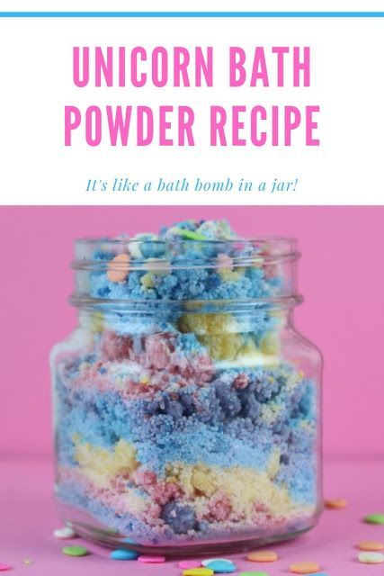 DIY Moisturizing Unicorn Bath Powder Recipe - DIY Moisturizing Unicorn Bath Powder Recipe -   17 diy Beauty bath ideas