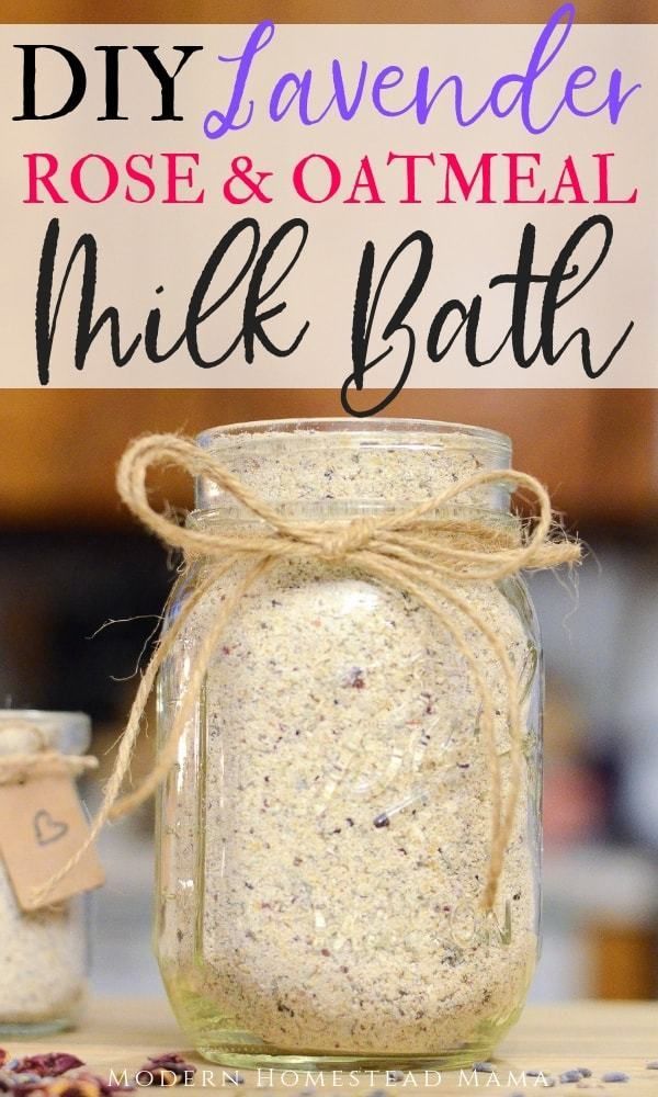 DIY Milk Bath Recipe (Lavender Rose & Oatmeal) | Modern Homestead - DIY Milk Bath Recipe (Lavender Rose & Oatmeal) | Modern Homestead -   17 diy Beauty rose ideas
