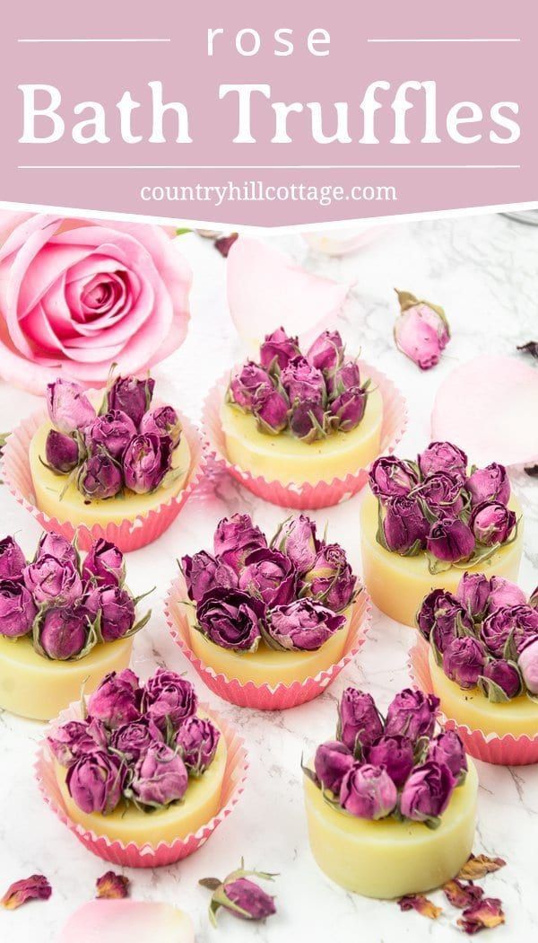 DIY Rose Bath Truffles with Essential Oil - DIY Rose Bath Truffles with Essential Oil -   17 diy Beauty rose ideas