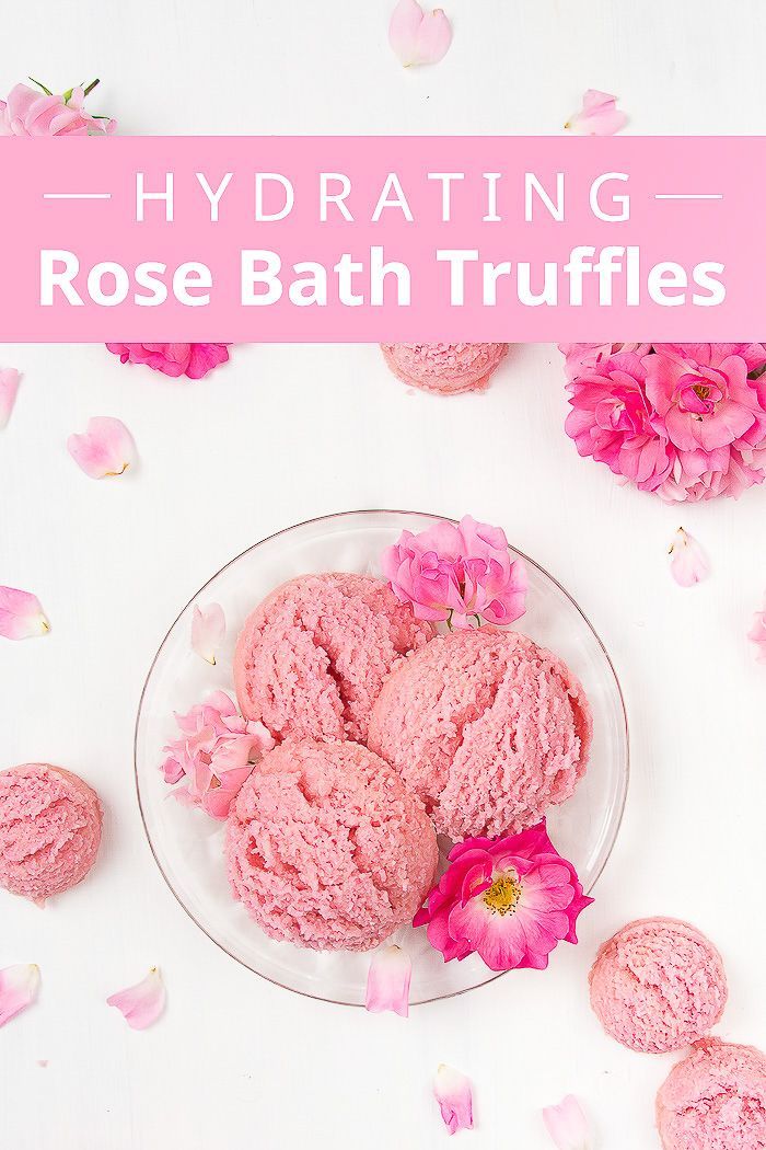 Hydrating DIY Rose Bath Truffles Recipe - Hydrating DIY Rose Bath Truffles Recipe -   17 diy Beauty rose ideas