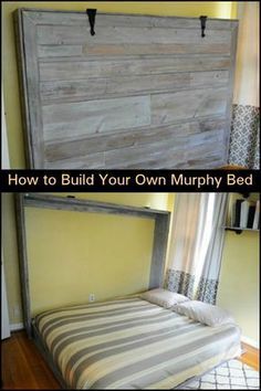 DIY Murphy Bed - DIY Murphy Bed -   17 diy Bedroom bed ideas