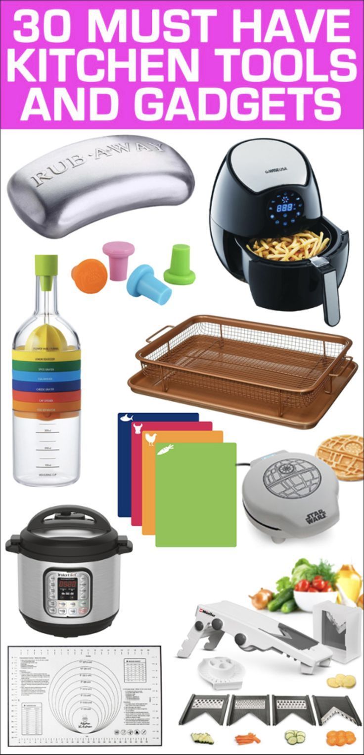 30 Must Have Kitchen Gadgets - Preparation Tools & Essentials - 30 Must Have Kitchen Gadgets - Preparation Tools & Essentials -   17 diy Kitchen gadgets ideas