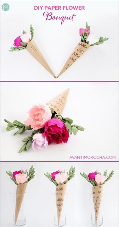 DIY Paper Flower Bouquet - DIY Paper Flower Bouquet -   17 diy Paper bouquet ideas