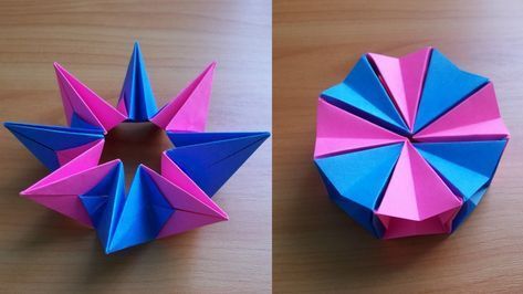 DIY How To Fold an Easy Origami Magic Circle Fireworks. Fun Paper Toy Not Only For Kids - DIY How To Fold an Easy Origami Magic Circle Fireworks. Fun Paper Toy Not Only For Kids -   17 diy Paper folding ideas