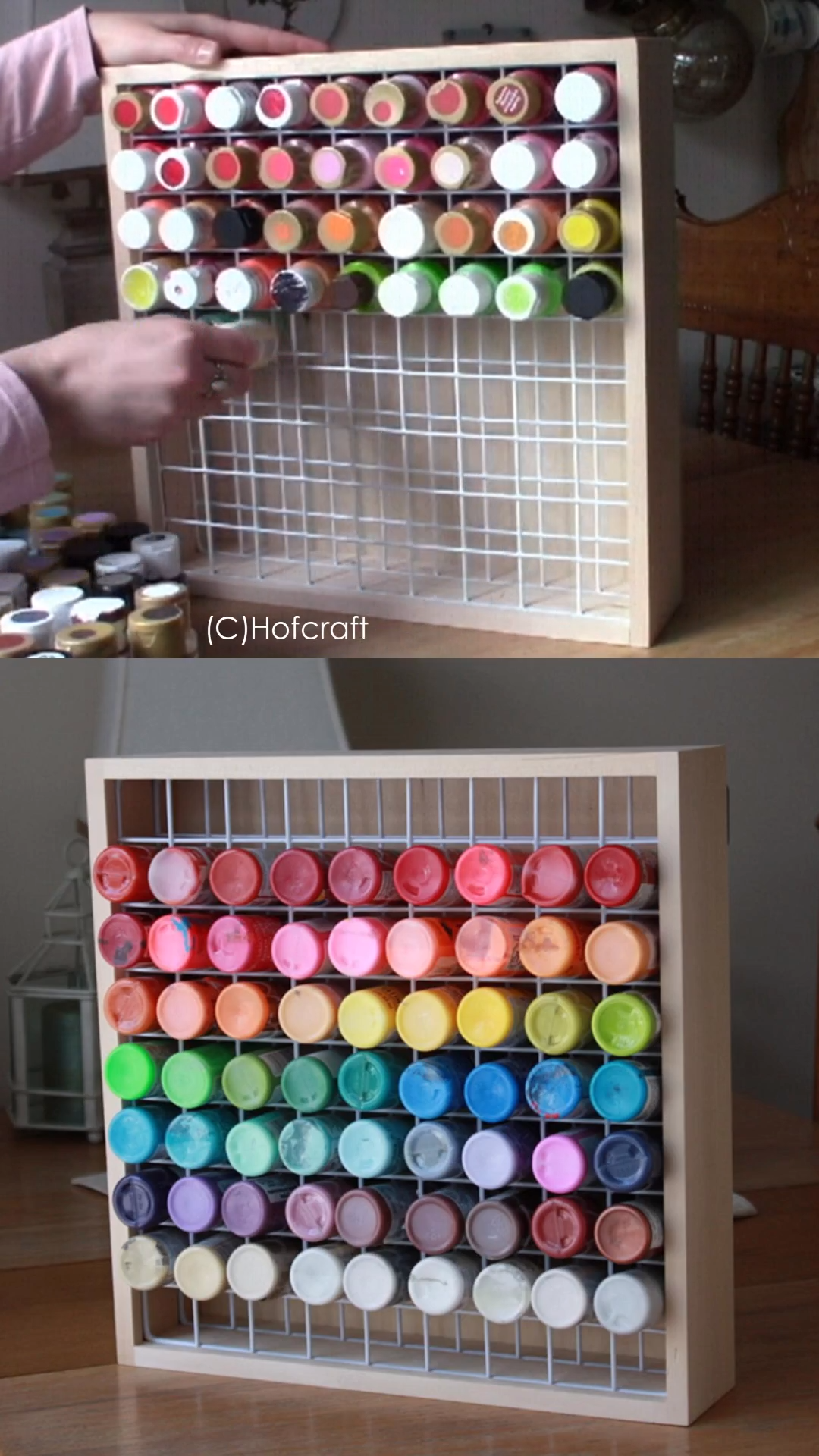 Paint Storage Rack Organizer - Paint Storage Rack Organizer -   17 diy Projects for college ideas