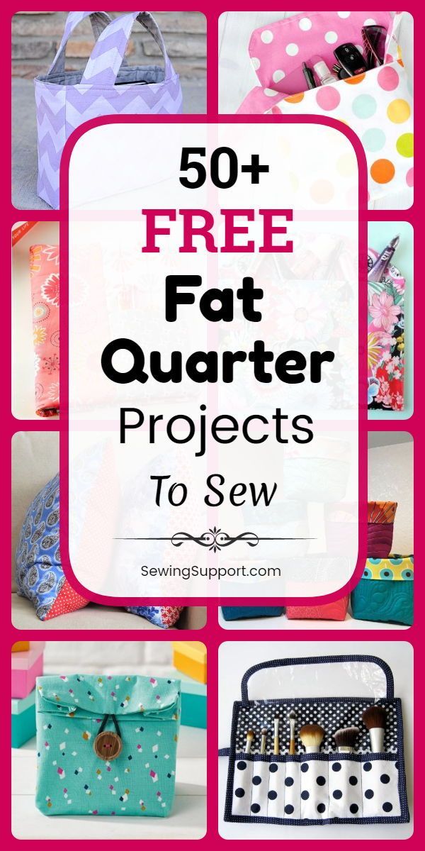 50+ Free Fat Quarter Projects - 50+ Free Fat Quarter Projects -   17 diy Projects sewing ideas