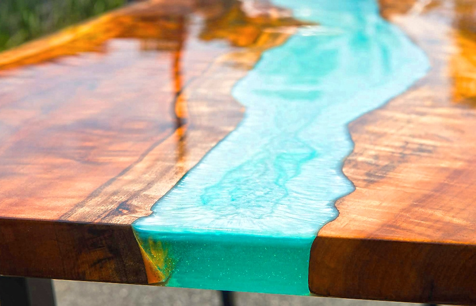 Tutorial: Epoxy Resin River Table with Wood - Tutorial: Epoxy Resin River Table with Wood -   17 diy Table epoxy ideas