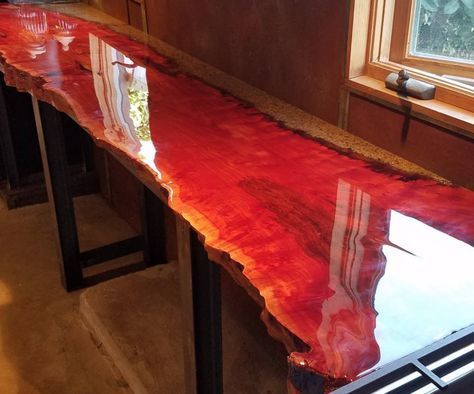 Crystal Clear Bar Table Top Epoxy Resin Coating For Wood Tabletop - Crystal Clear Bar Table Top Epoxy Resin Coating For Wood Tabletop -   17 diy Table epoxy ideas