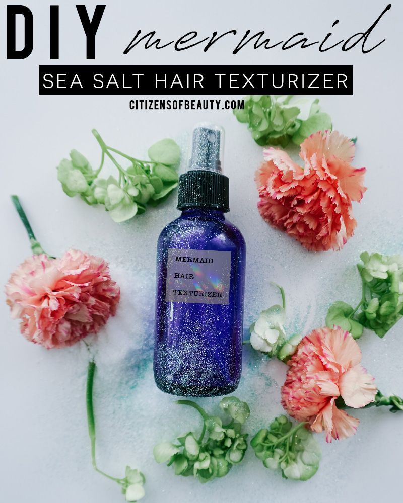 DIY Mermaid Sea Salt Hair Texturizer Spray - Citizens of Beauty - DIY Mermaid Sea Salt Hair Texturizer Spray - Citizens of Beauty -   17 style Hair diy ideas