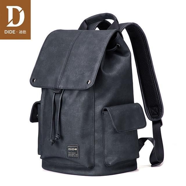 DIDE Anti theft Backpack Men Laptop Backpacks For Teenager women Male Preppy Style School Bag Cover Travel Backpack Leather - DIDE Anti theft Backpack Men Laptop Backpacks For Teenager women Male Preppy Style School Bag Cover Travel Backpack Leather -   17 style School mens ideas