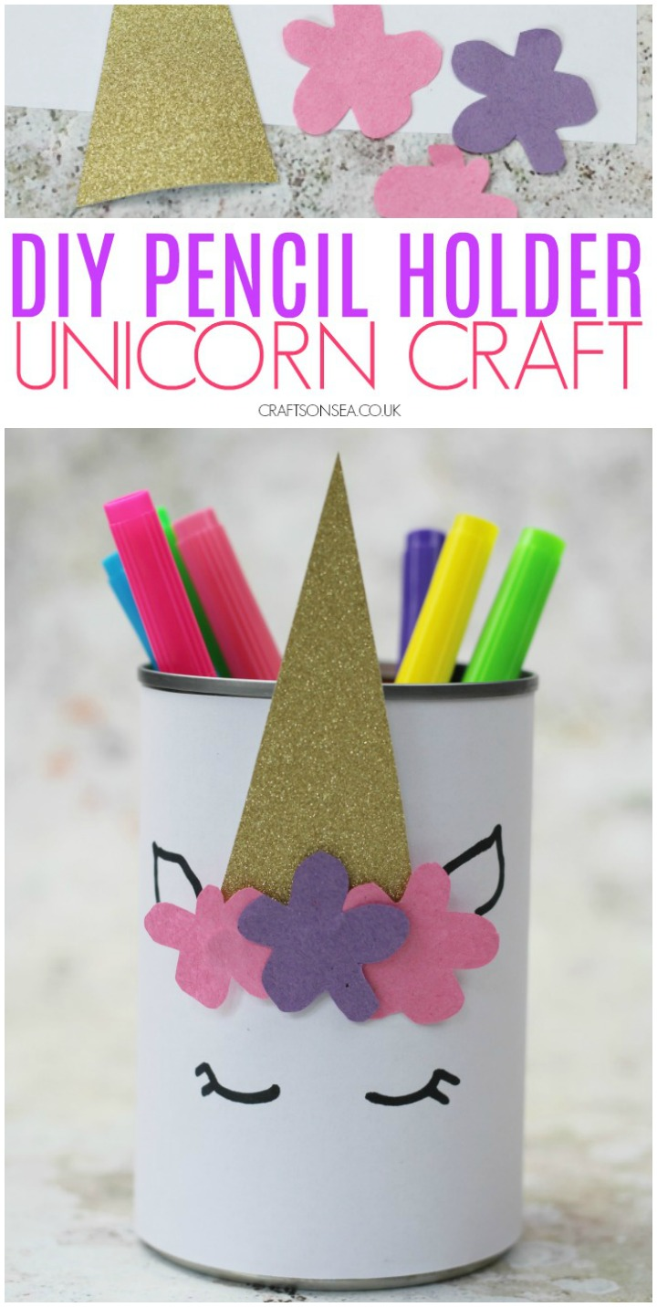 DIY Unicorn Pencil Holder - DIY Unicorn Pencil Holder -   17 unicorn diy Crafts ideas