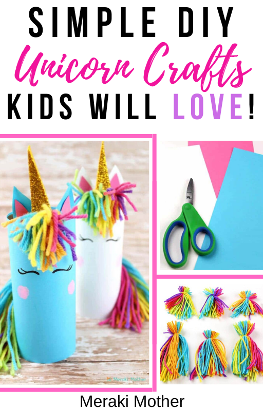 Unicorn Crafts For Kids - Meraki Mother - Unicorn Crafts For Kids - Meraki Mother -   17 unicorn diy Crafts ideas