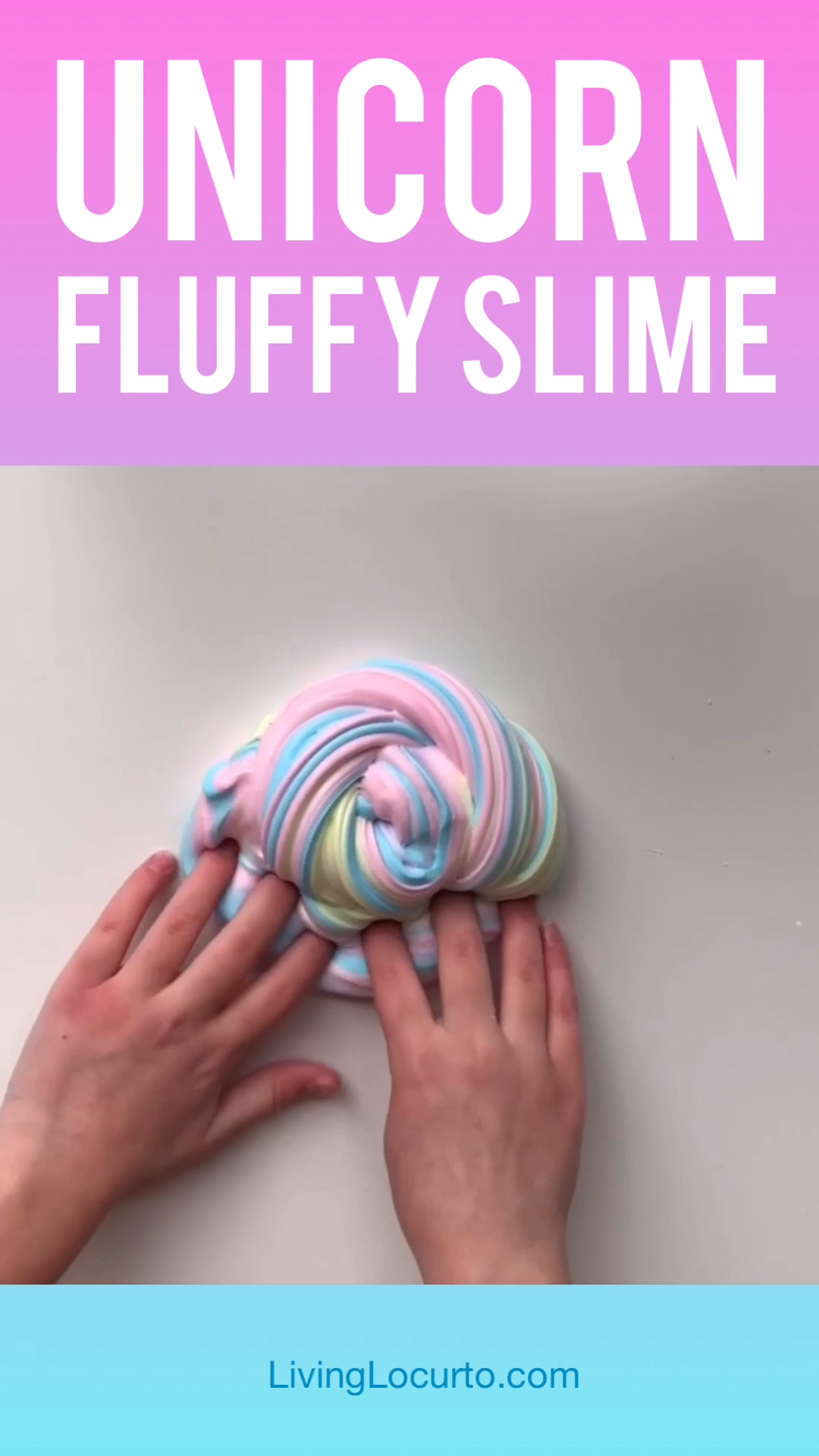 Rainbow Fluffy Slime - Rainbow Fluffy Slime -   17 unicorn diy Crafts ideas