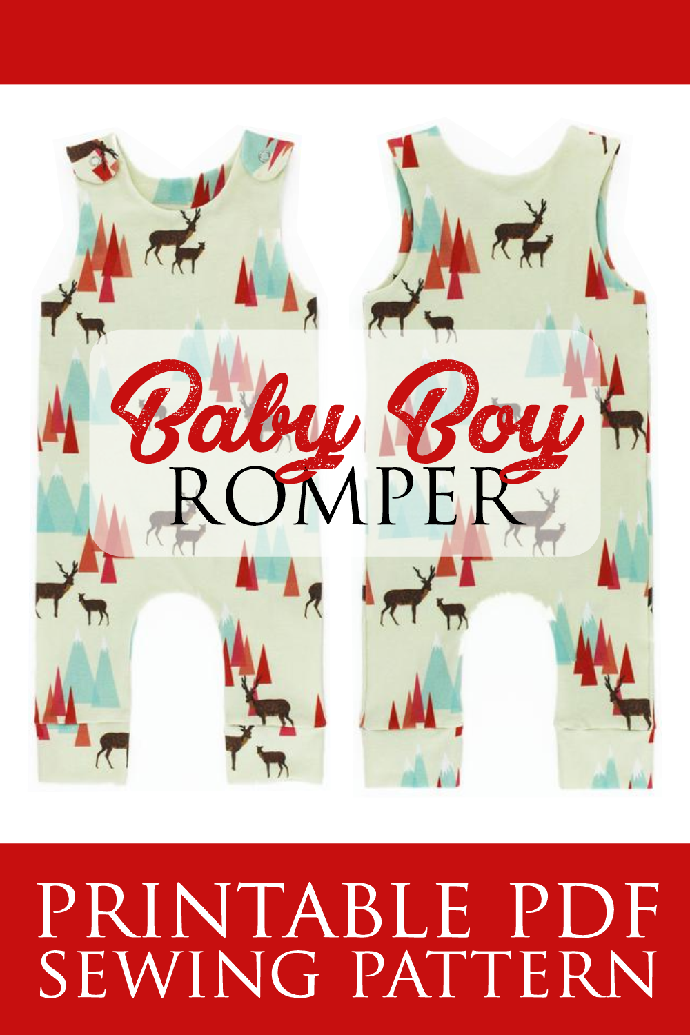 DIY Baby Romper Pattern | Boy Overalls | Beginner Sewing Pattern - DIY Baby Romper Pattern | Boy Overalls | Beginner Sewing Pattern -   18 diy Baby romper ideas