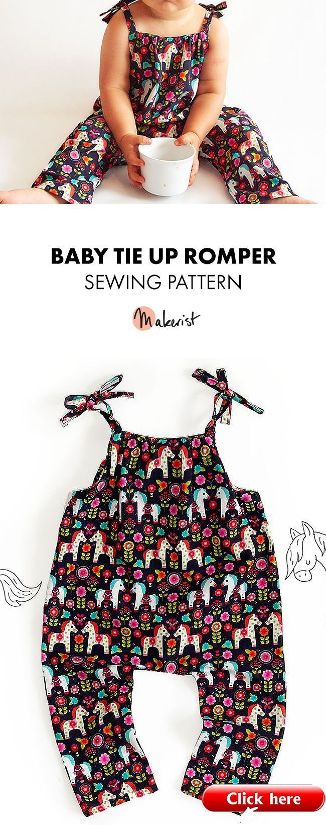Romper sewing pattern PDF - Sewing ideas - Romper sewing pattern PDF - Sewing ideas -   18 diy Baby romper ideas
