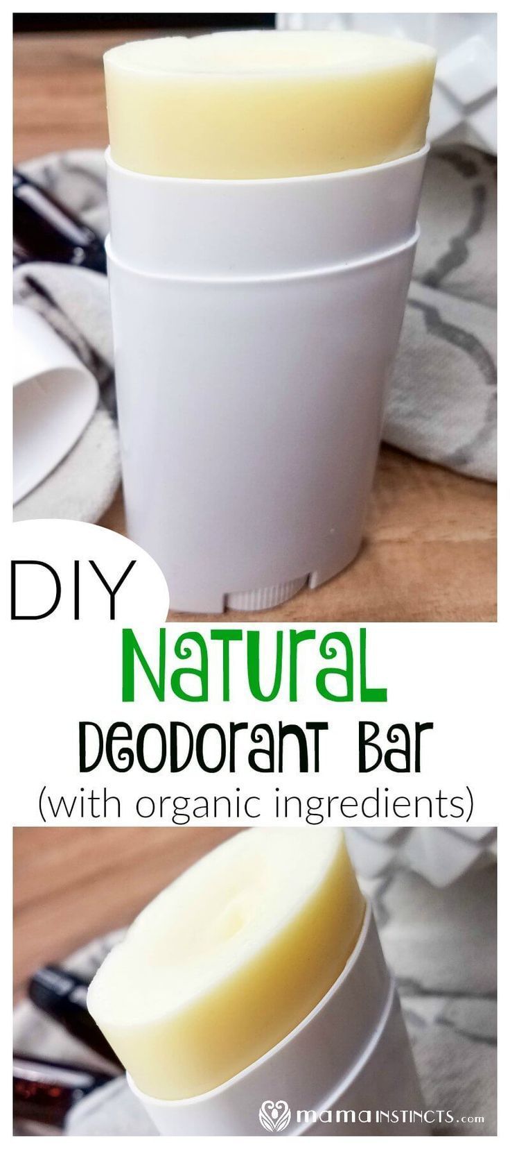 DIY Natural Deodorant Bar (with Organic Ingredients) – Mama Instincts® - DIY Natural Deodorant Bar (with Organic Ingredients) – Mama Instincts® -   18 diy Beauty organic ideas