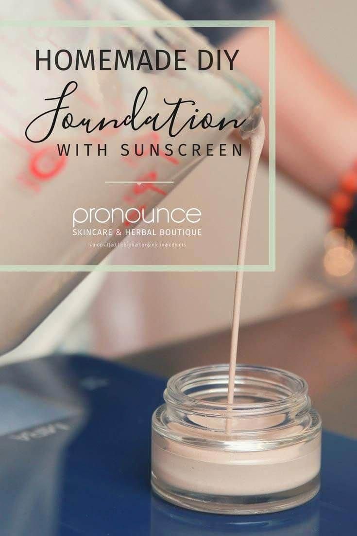 Smooth Finish DIY Organic Foundation Makeup...With Sunscreen • Pronounce Skincare & Herbal Boutique - Smooth Finish DIY Organic Foundation Makeup...With Sunscreen • Pronounce Skincare & Herbal Boutique -   18 diy Beauty organic ideas