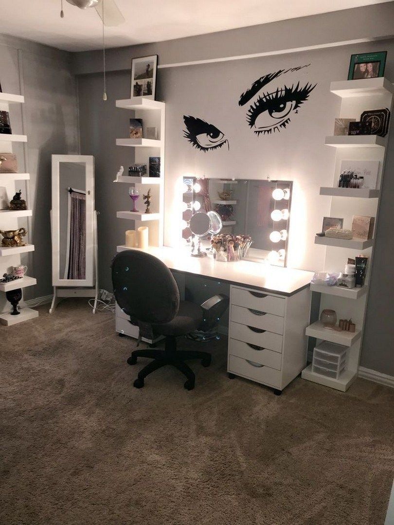 32+ Awesome Teen Girl Bedroom Ideas That Are Fun and Cool - 32+ Awesome Teen Girl Bedroom Ideas That Are Fun and Cool -   18 diy Beauty room ideas