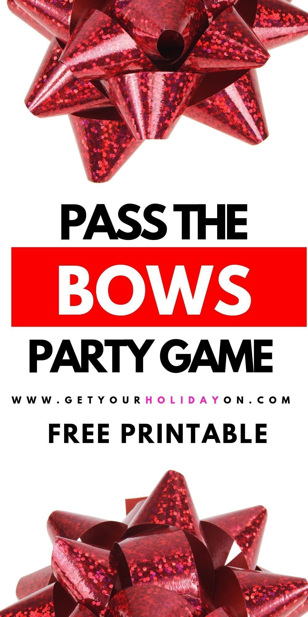 Pass the Bow Party Game DIY | Get Your Holiday On - Pass the Bow Party Game DIY | Get Your Holiday On -   18 diy Christmas games ideas