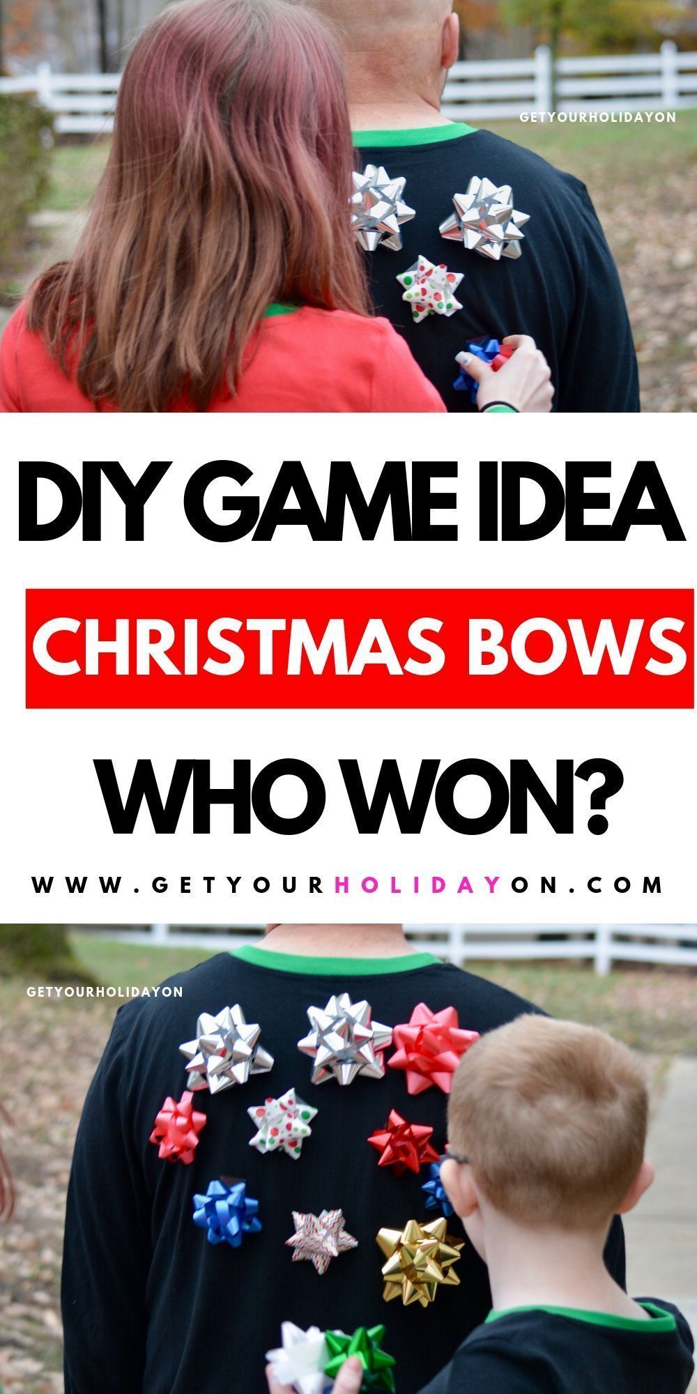 How to Play a Game with Christmas Bows | Get Your Holiday On - How to Play a Game with Christmas Bows | Get Your Holiday On -   18 diy Christmas games ideas