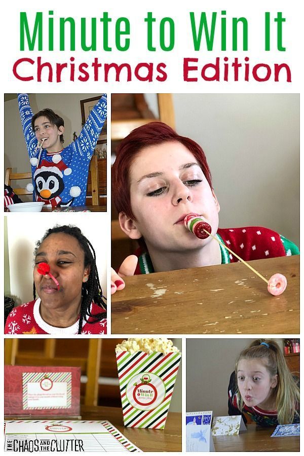 Minute to Win It Games Christmas Edition - Minute to Win It Games Christmas Edition -   18 diy Christmas games ideas