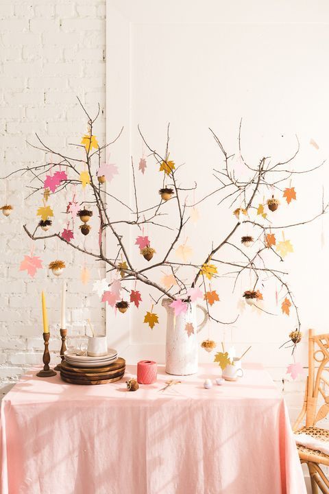 Festive Thanksgiving Decorations That Will Steal the Show At This Year's Dinner - Festive Thanksgiving Decorations That Will Steal the Show At This Year's Dinner -   18 diy Decorations tree ideas