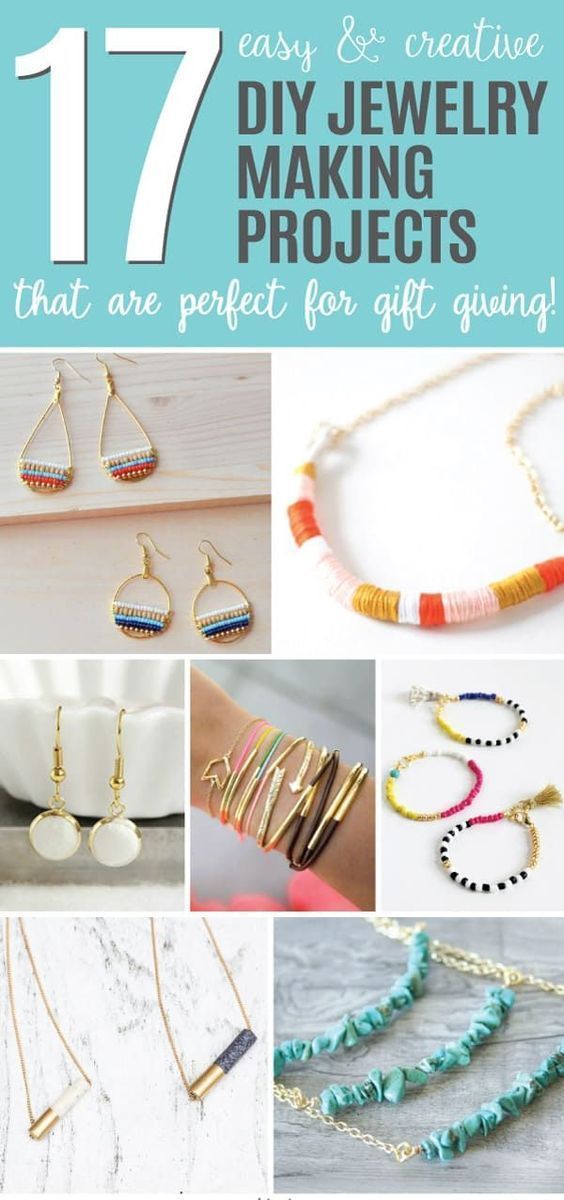 17 Easy and Creative DIY Jewelry Making Projects Perfect for Gift Giving - Ideal Me - 17 Easy and Creative DIY Jewelry Making Projects Perfect for Gift Giving - Ideal Me -   18 diy Easy men ideas