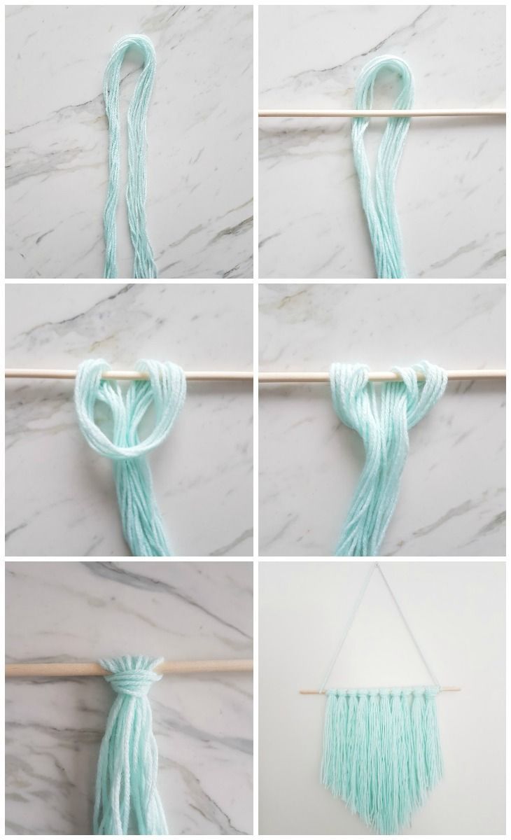 How to Make an Easy DIY Wall Hanging with Yarn - A Quick & Easy DIY - How to Make an Easy DIY Wall Hanging with Yarn - A Quick & Easy DIY -   18 diy Easy men ideas