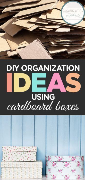 18 diy Organization boxes ideas