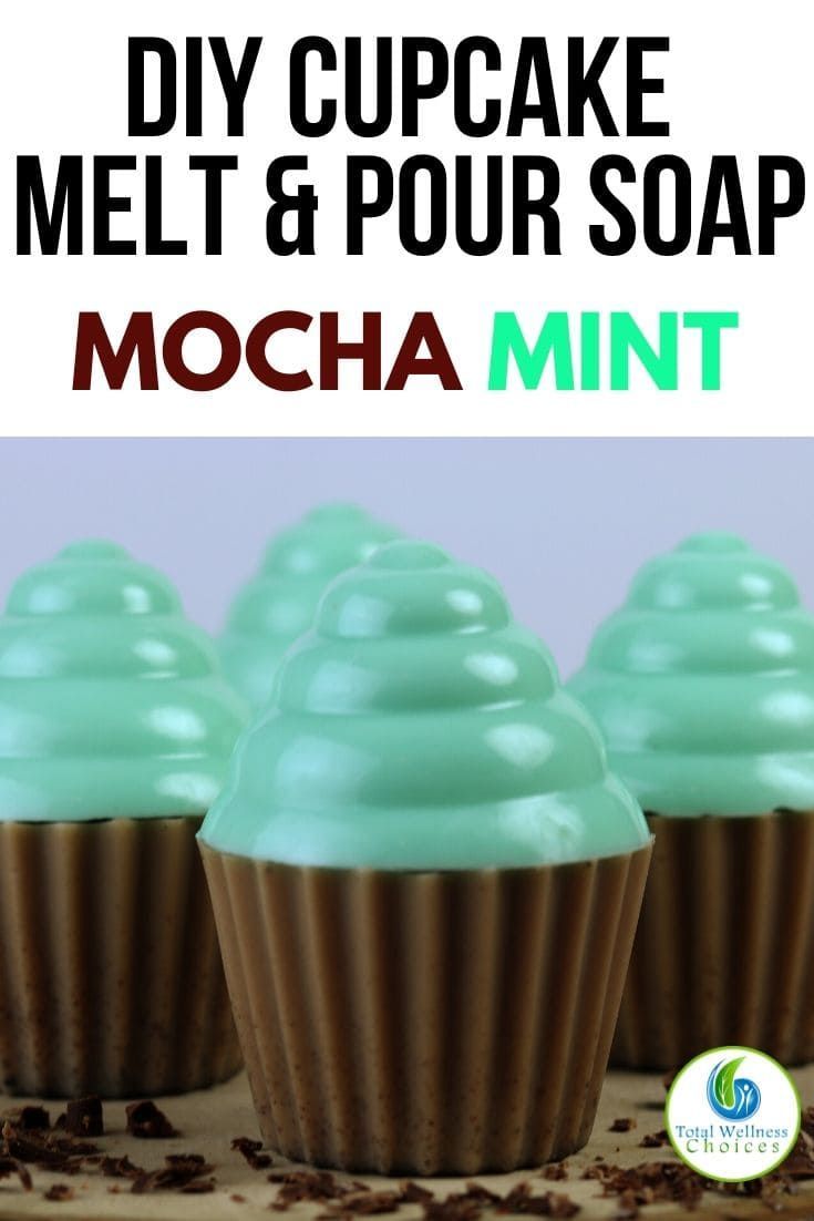 DIY Mocha Mint Cupcake Melt and Pour Soap Recipe - DIY Mocha Mint Cupcake Melt and Pour Soap Recipe -   18 diy Soap cupcakes ideas