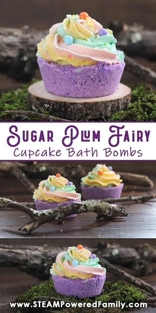 Magical DIY Sugar Plum Fairy Cupcake Bath Bomb Recipe - DIY for teens - Magical DIY Sugar Plum Fairy Cupcake Bath Bomb Recipe - DIY for teens -   18 diy Soap cupcakes ideas