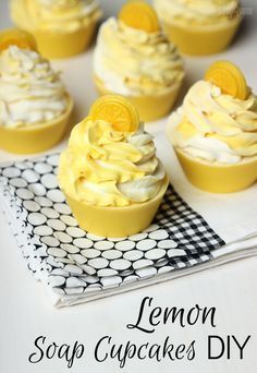 Lemon Cold Process Soap Cupcakes DIY - Soap Queen - Lemon Cold Process Soap Cupcakes DIY - Soap Queen -   18 diy Soap cupcakes ideas