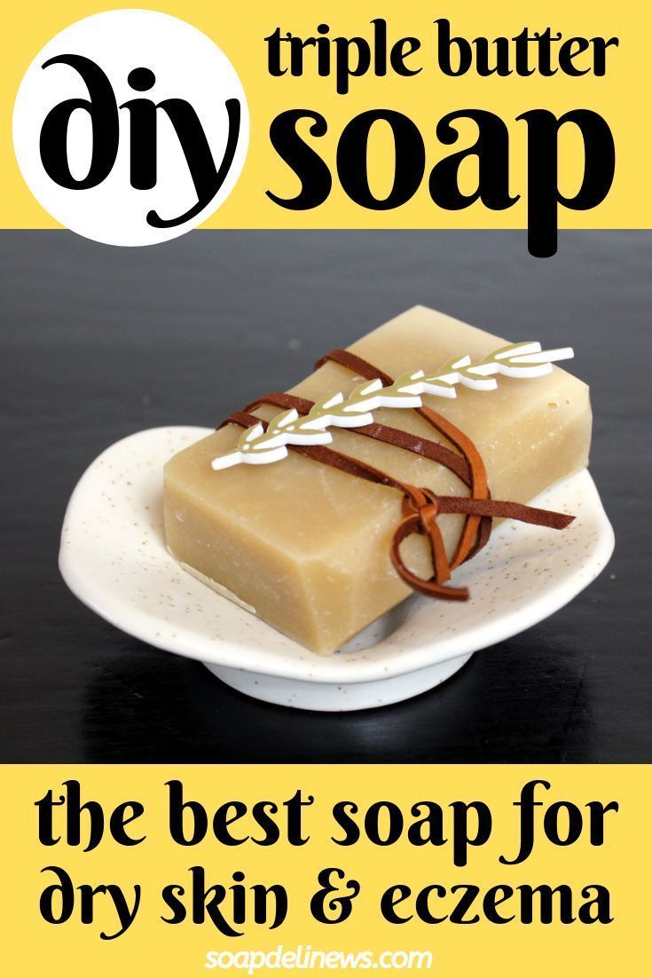Brazilian Triple Butter Soap Recipe for Dry Skin & Eczema - Brazilian Triple Butter Soap Recipe for Dry Skin & Eczema -   18 diy Soap for dry skin ideas