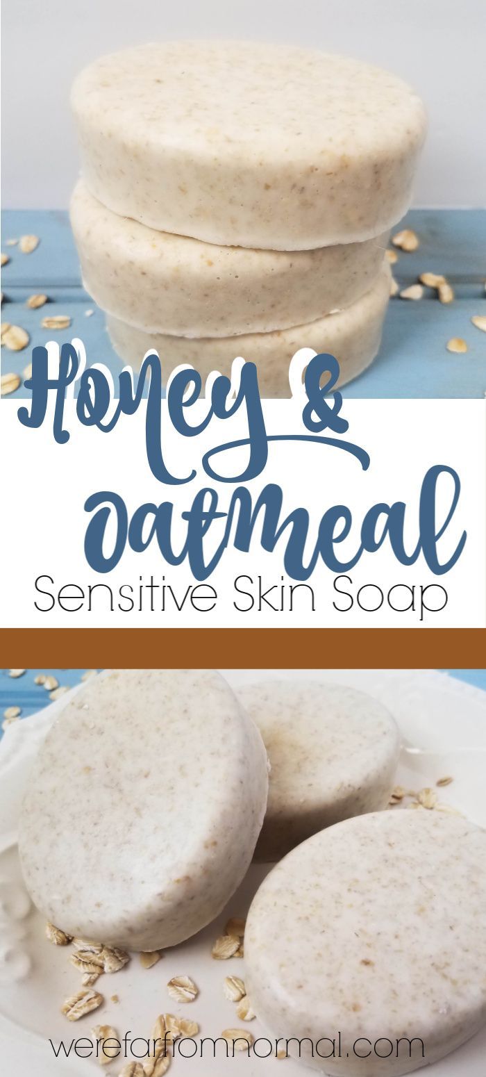 Honey and Oatmeal Soap! (for sensitive skin) - Honey and Oatmeal Soap! (for sensitive skin) -   18 diy Soap for dry skin ideas