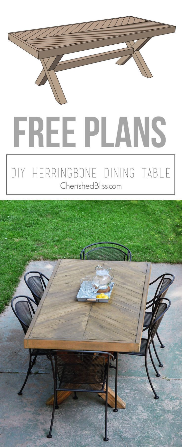 DIY Outdoor Table | Free Plans - Cherished Bliss - DIY Outdoor Table | Free Plans - Cherished Bliss -   18 diy Table outdoor ideas
