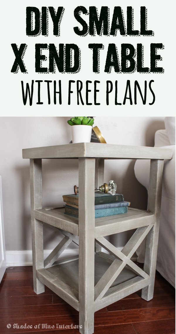 Makeover Monday: Small X End Table + Free Plans! - Makeover Monday: Small X End Table + Free Plans! -   18 diy Table stand ideas