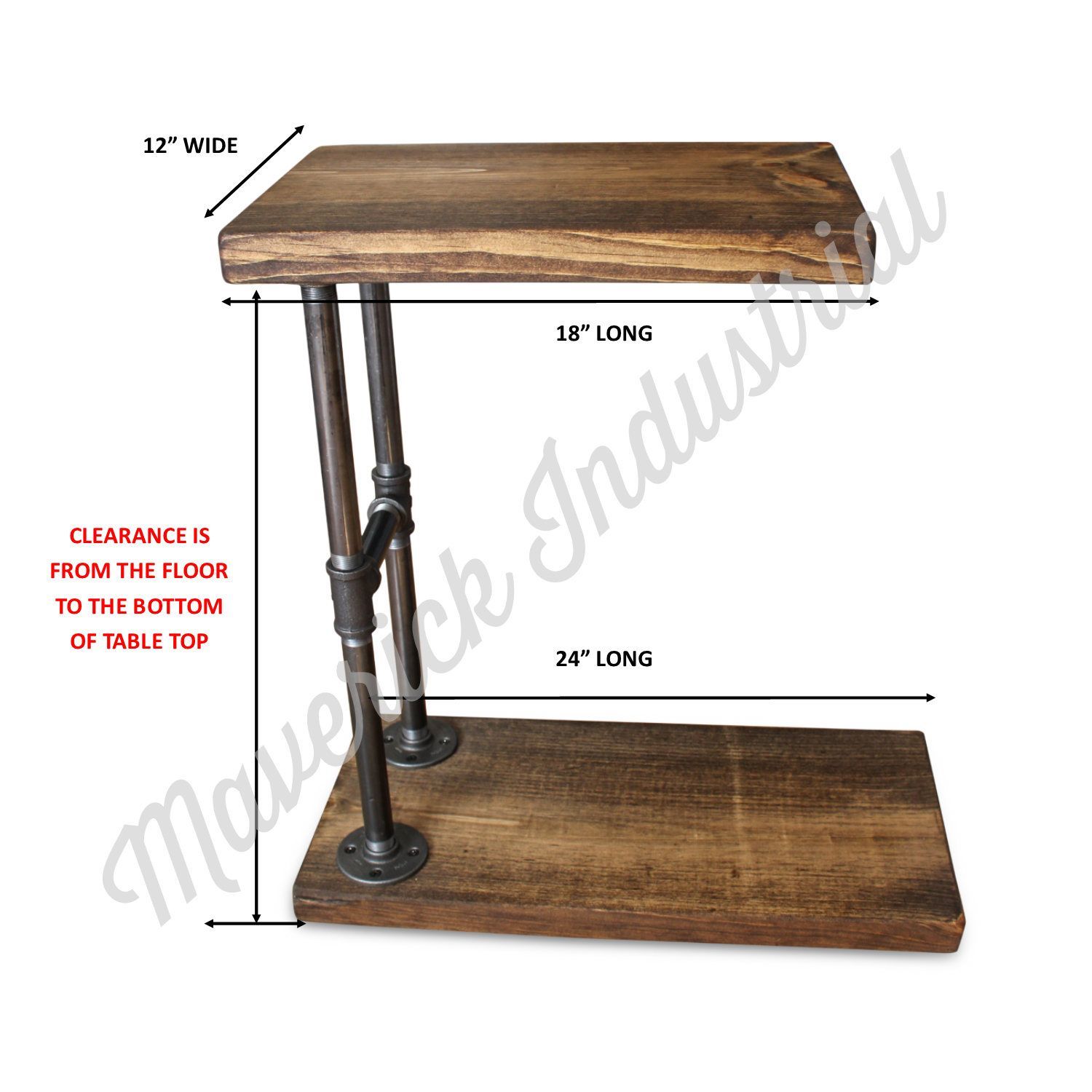 BOGO - Industrial Furniture, Coffee Table, Side Table, Laptop Stand, End Table, Computer Table - CTABLE - BOGO - Industrial Furniture, Coffee Table, Side Table, Laptop Stand, End Table, Computer Table - CTABLE -   18 diy Table stand ideas