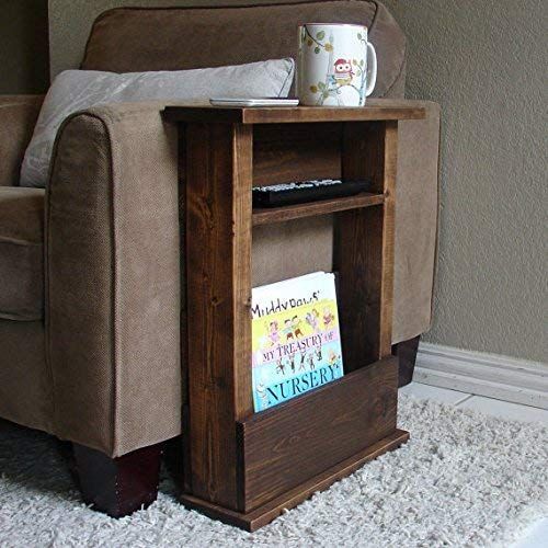 Buy Rustic Sofa Chair Arm Rest Table Stand  Shelf  Storage Pocket  Magazine online - Perfectfurniture - Buy Rustic Sofa Chair Arm Rest Table Stand  Shelf  Storage Pocket  Magazine online - Perfectfurniture -   18 diy Table stand ideas