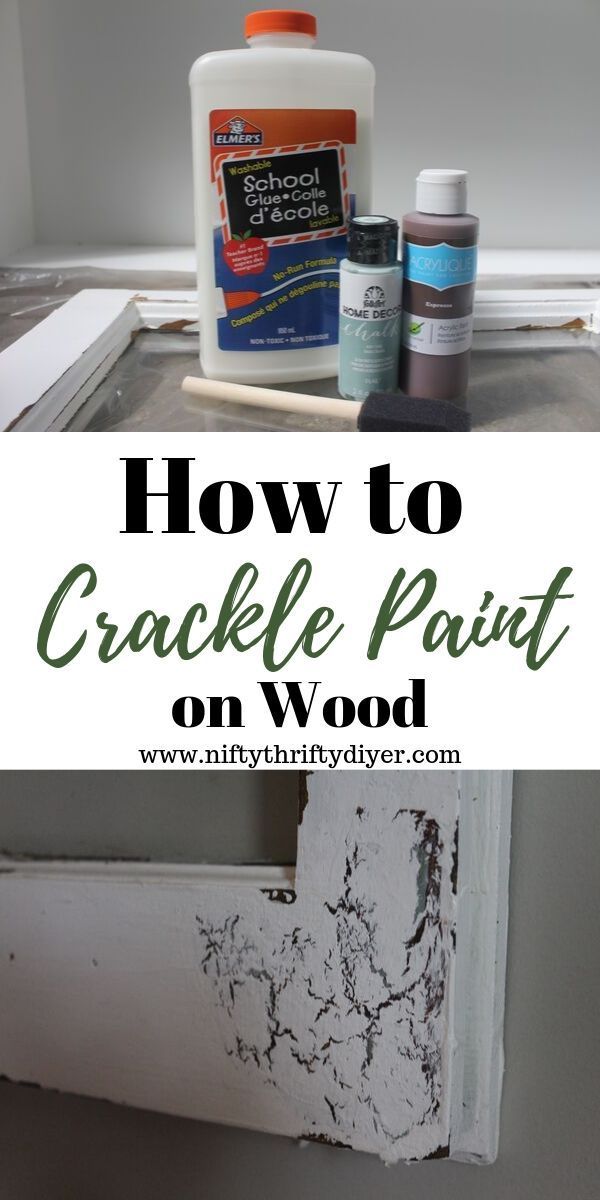 How to Crackle Paint on Wood - How to Crackle Paint on Wood -   18 diy Wood painting ideas