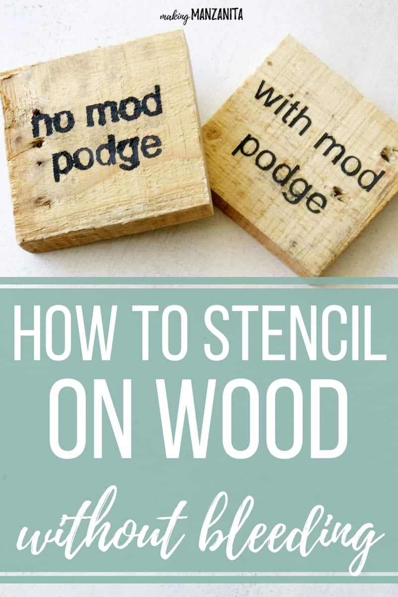 Stencils for Wood Signs: How To Prevent Bleeding Under Stencil - Stencils for Wood Signs: How To Prevent Bleeding Under Stencil -   18 diy Wood painting ideas