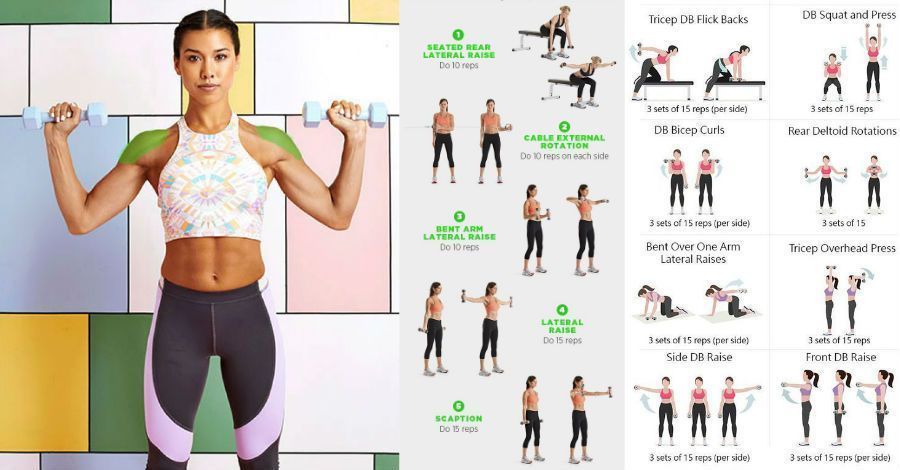 18 fitness Mujer brazos ideas