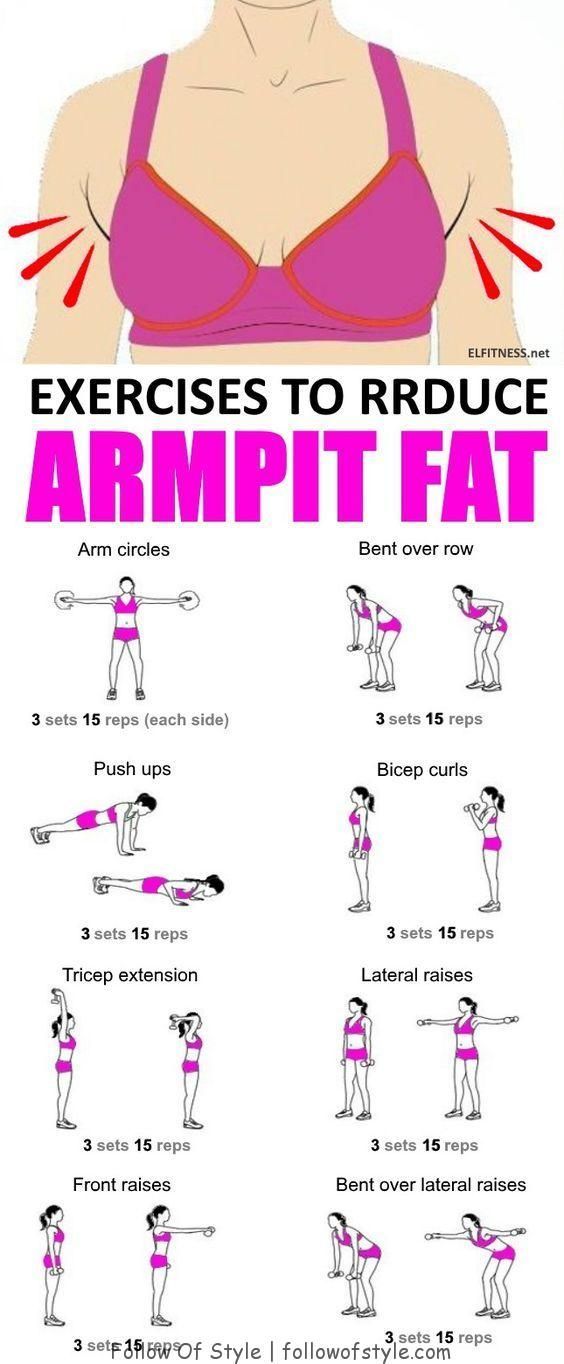 8 exercises to get rid of back and armpit fat in 20 minutes - 8 exercises to get rid of back and armpit fat in 20 minutes -   18 fitness Mujer brazos ideas