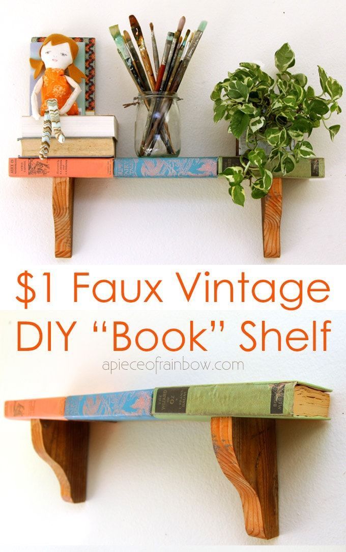 Insanely Creative Way to Use Thrift Store Books for Your Home! - Insanely Creative Way to Use Thrift Store Books for Your Home! -   18 thrift store diy Furniture ideas