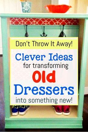 How To Repurpose a Dresser Without Drawers - Easy DIY Repurposed Furniture Makeover Ideas - How To Repurpose a Dresser Without Drawers - Easy DIY Repurposed Furniture Makeover Ideas -   18 thrift store diy Furniture ideas