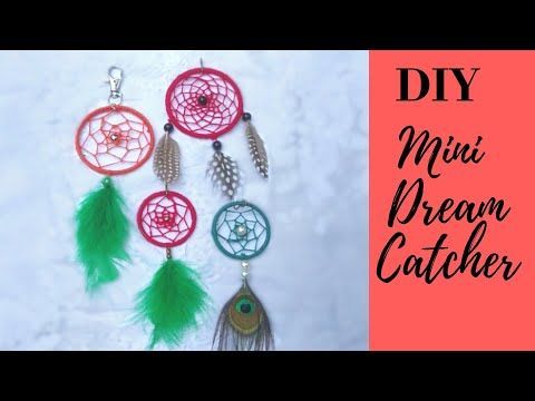 DIY Mini Dream Catcher | Dream catcher keychain | Rizu's Flair - DIY Mini Dream Catcher | Dream catcher keychain | Rizu's Flair -   19 diy Dream Catcher mini ideas